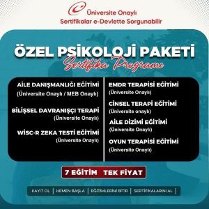 Özel Psikoloji Paketi Sertifika Programı