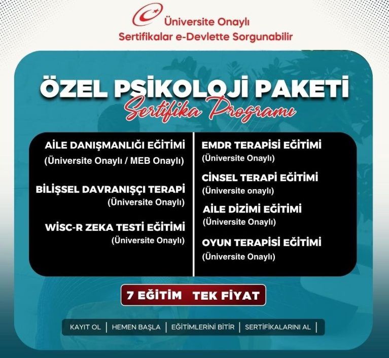 Özel Psikoloji Paketi Sertifika Programı