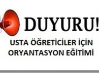 Usta Öğretici Oryantasyon Eğitimi Uzaktan